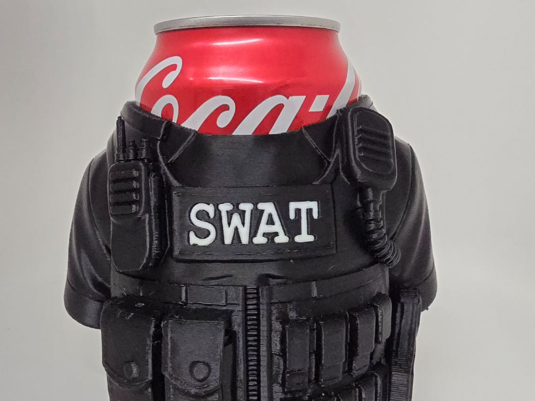 Swat Can Koozie Home Decor – Porta Lattine Tattico 3D
